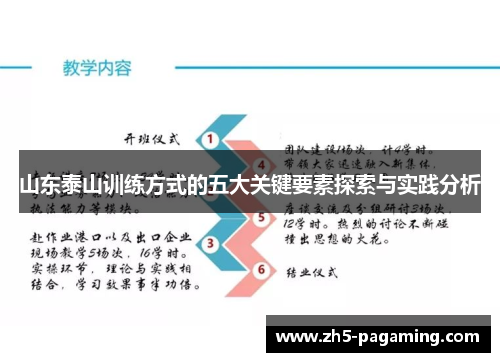 山东泰山训练方式的五大关键要素探索与实践分析